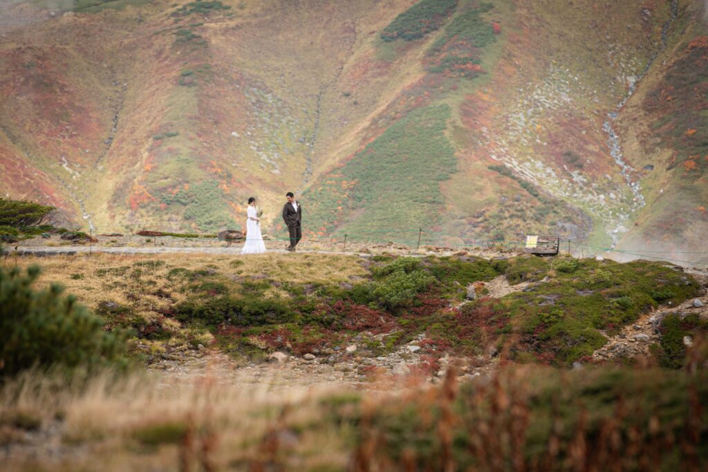 立山でロケーション前撮り